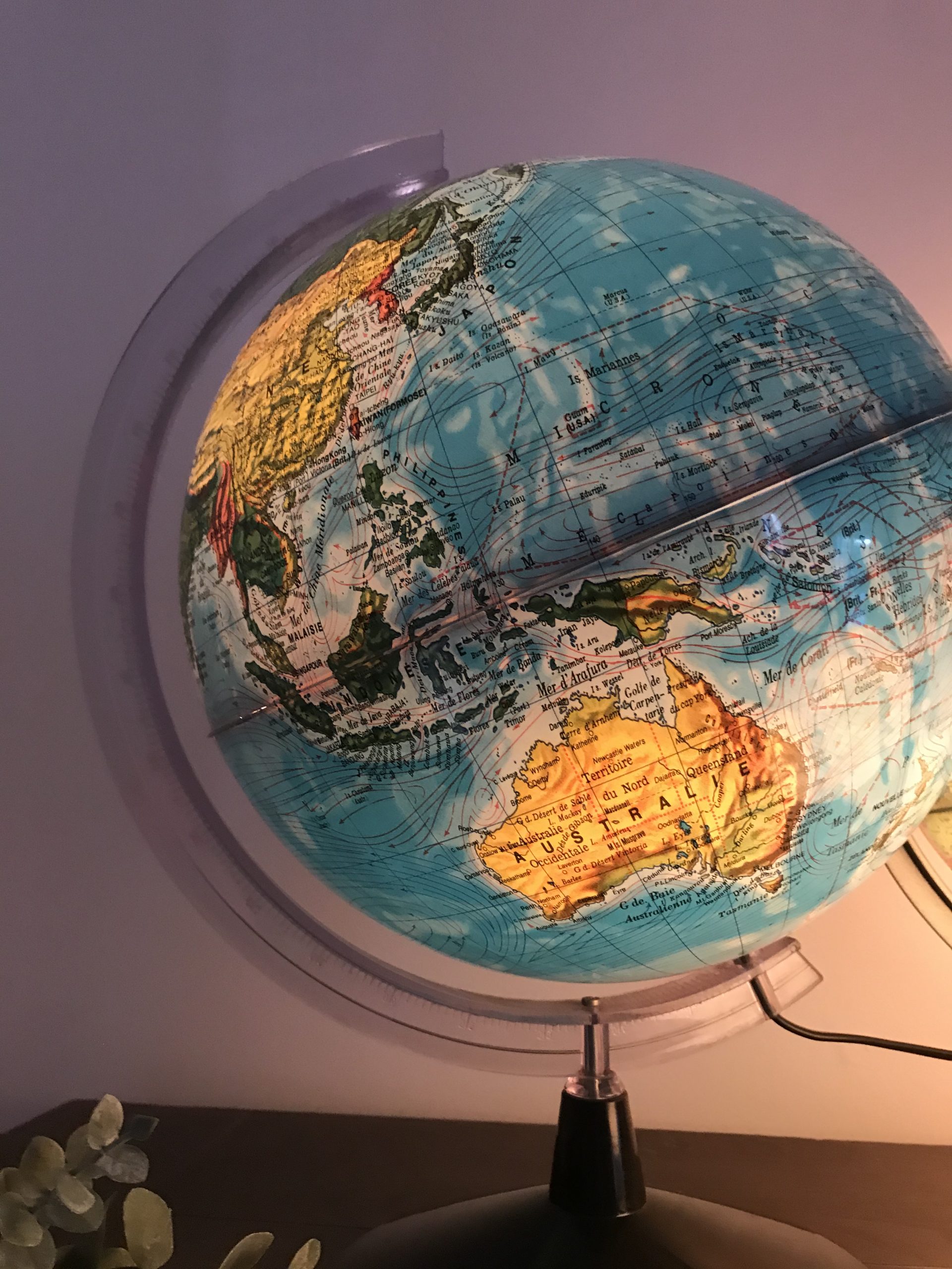 Globes Terrestres Lumineux