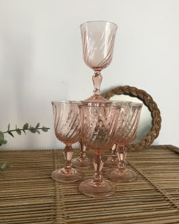 verre apéritif vintage rosaline