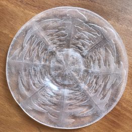 ASSIETTES EN CRISTAL MODELE PISSENLIT N°3007 vers 1921 (16.5cm de diamètre)