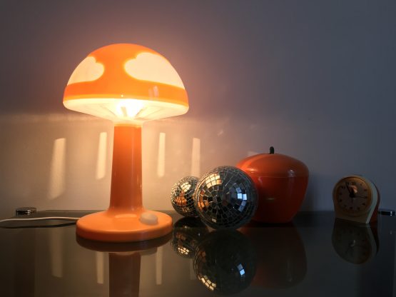 LAMPE NUAGES SKOJIG ORANGE PAR HENRIK PREUTZ POUR IKEA