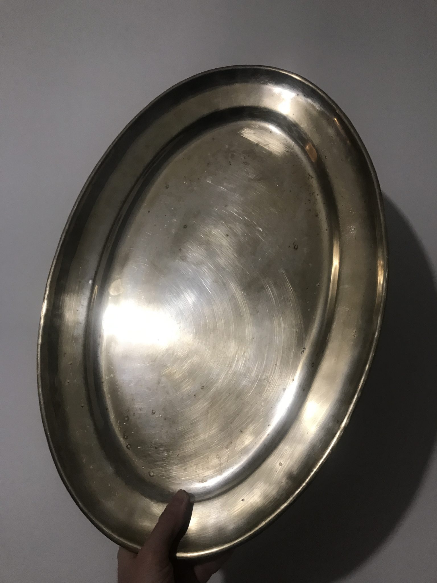 Plat ovale en métal argenté - Louer Accessoires Argenterie XXe