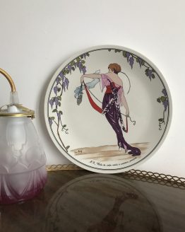 Assiette de collection Villeroy et Boch Design 1900 N°6 style art nouveau