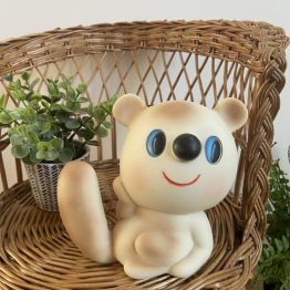 JOUET POUET POUET VINTAGE PANDA OU OURSON farmi