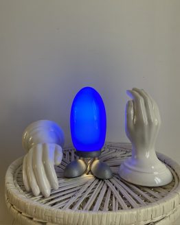 LAMPE VEILLEUSE « Fjorton » Bleue PAR TATSUO KONNO POUR IKEA ANNÉES 1990