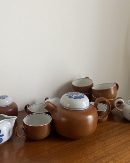 Service à thé en faïence et grès modèle Chekiang par Villeroy et boch