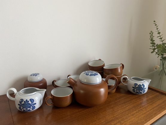 Service à thé en faïence et grès modèle Chekiang par Villeroy et boch