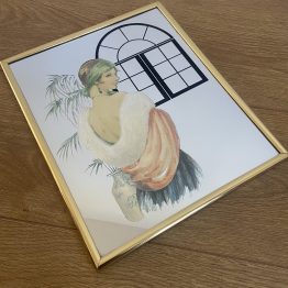 Miroir vintage style art déco