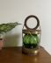 boule de pécheur verte, globe vert, lampe boule de pecheur, lampe de pecheur, lanterne vintage