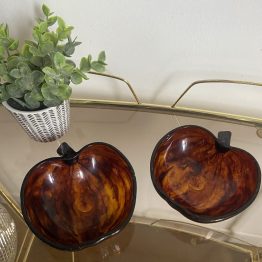 Duo de vides poches pomme Yves rocher collector façon lucite