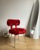 Chauffeuse pelfran en moumoute rouge