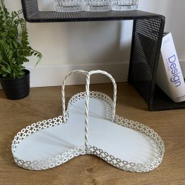 Plateau à orangeade en rigitule dans le gout de Mathieu Mategot