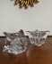 Paire de bougeoir en cristal DAUM