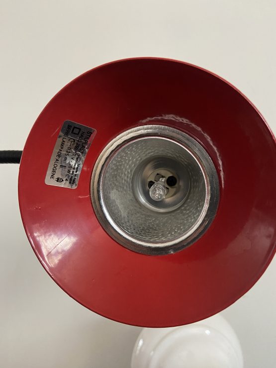 Lampe de bureau rouge Stilplast Made In Italy 80's