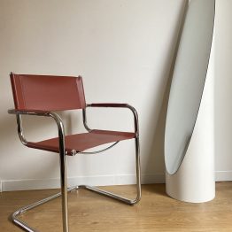 Fauteuil Cognac cantilever esprit Matteo Grassi/ Marcel Breuer