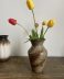 Vase céramique vintage décor végétal