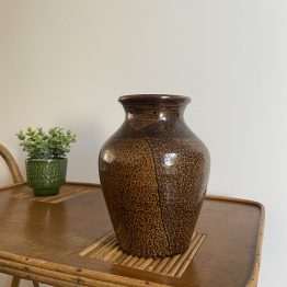 Potiche en grès de La Borne signée Jean Talbot circa 1960