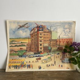 Affiche scolaire "tableau d'histoire" N°71 LE MAQUIS et N°72 LA RECONSTRUCTION DE LA FRANCE