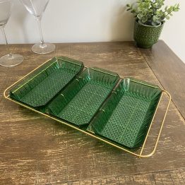 Plateau apéritif compartimenté Arcoroc