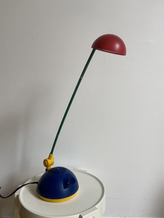 LAMPE articulée de bureau colorée ESPRIT “MEMPHIS STYLE” design made in Holland