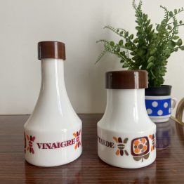 Pots à condiments MOBIL Collector Vinaigre et Moutarde