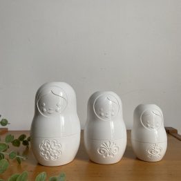 Trio de Matriochka verres doseurs