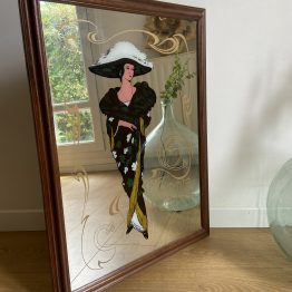 Miroir VOGUE vintage grand format