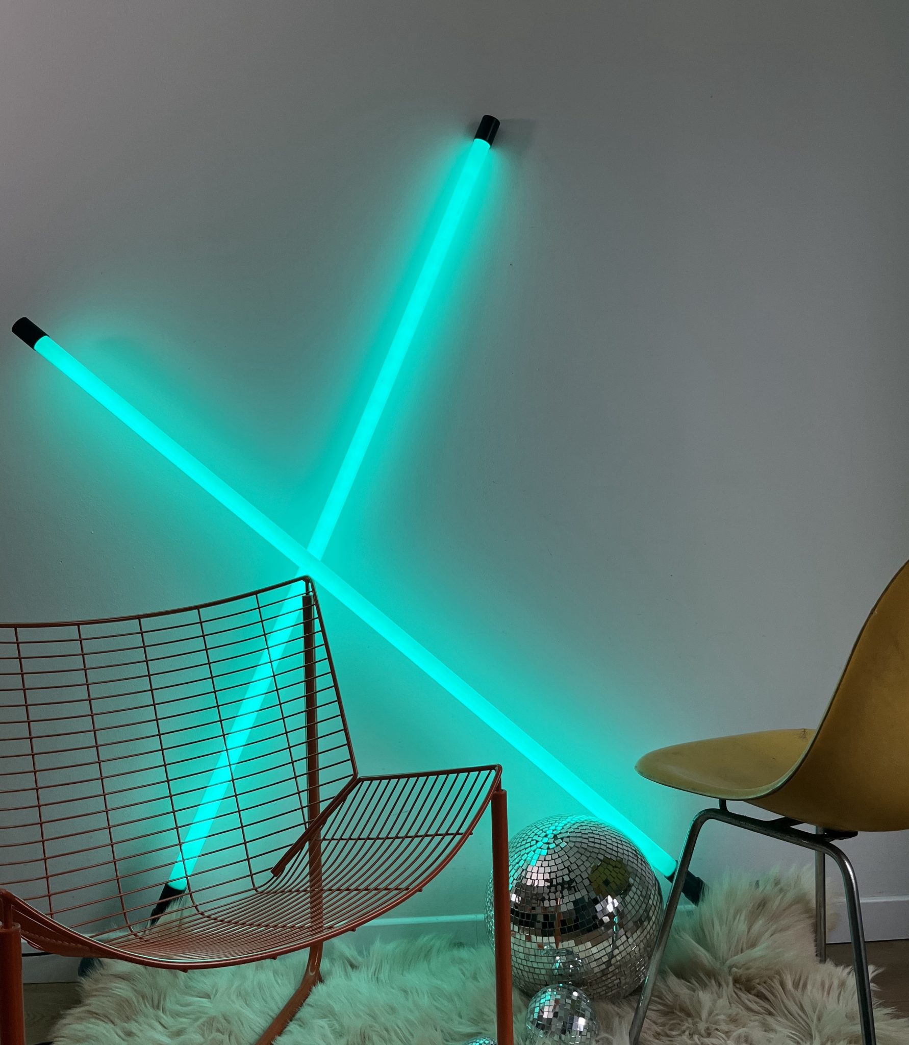 Lot De 2 Feux Témoin Néon Vert ARCOLECTRIC C0430AB - 230V - 10mA - Neufs Sous Blister