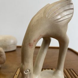 VENDU - Flamant en stéatite