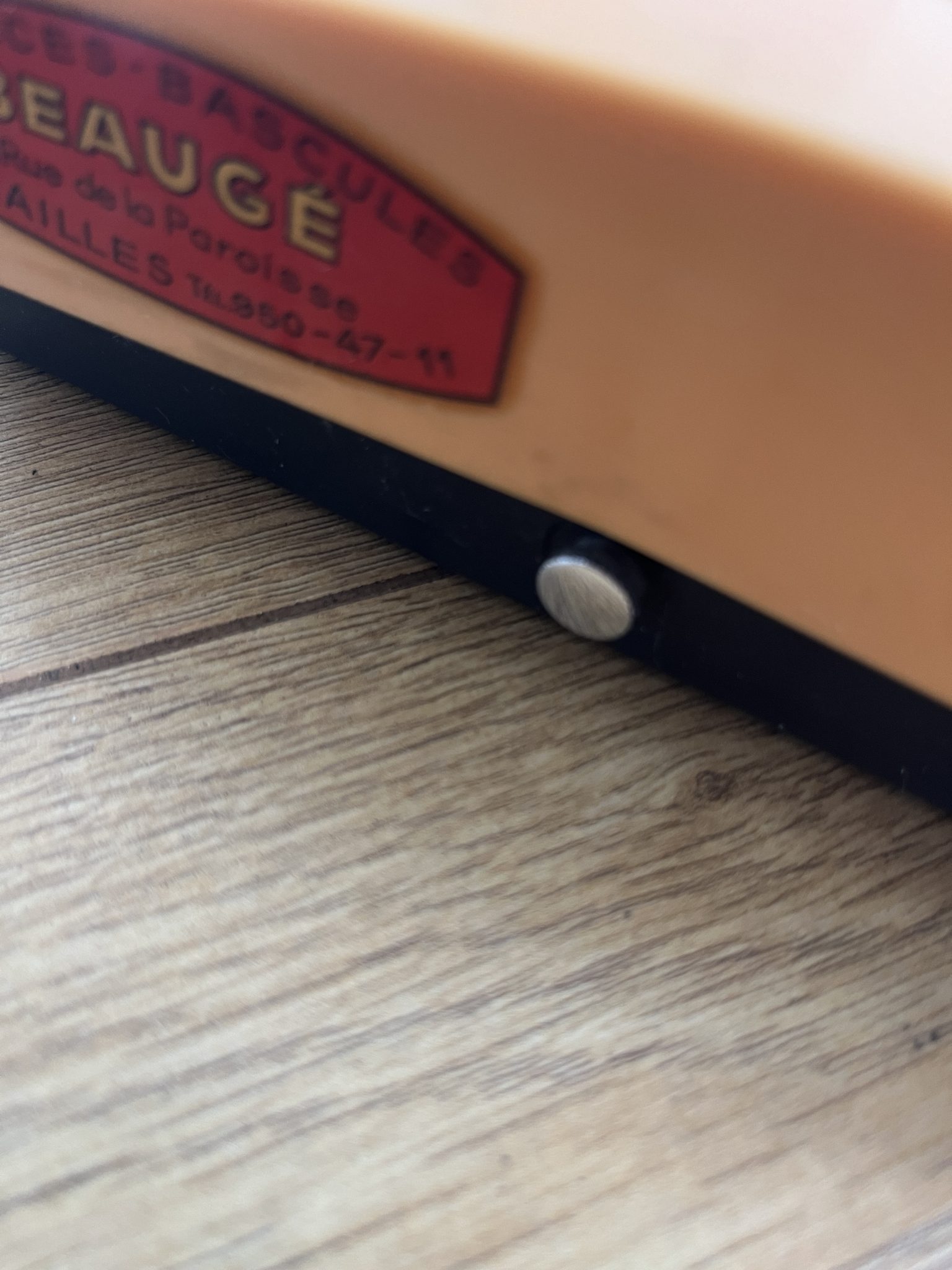 Pèse-personne Mécanique Vintage TESTUT - Orange - Fonctionnel