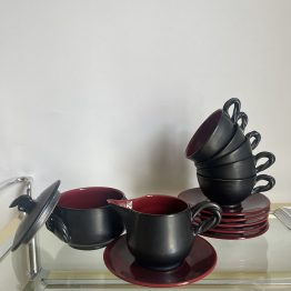 Service à café Monica Ceram à Vallauris