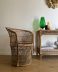 Fauteuil palmier vintage en buri