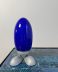 Lampe VEILLEUSE « FJORTON » BLEUE PAR TATSUO KONNO POUR IKEA ANNÉES 1990