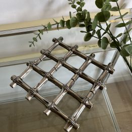 VENDU - Dessous de plat en métal extensible style Bambou