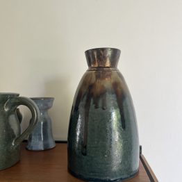 Vase en grès vernissé par Joseph Talbot à La Borne vers 1930