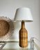 Lampe bouteille en osier