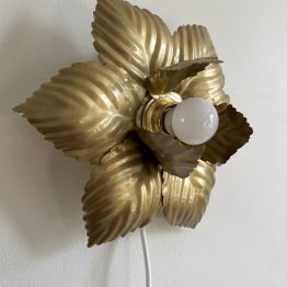 VENDU - APPLIQUE fleur ITALIENNE revisitée montée en baladeuse esprit Jansen / Masca