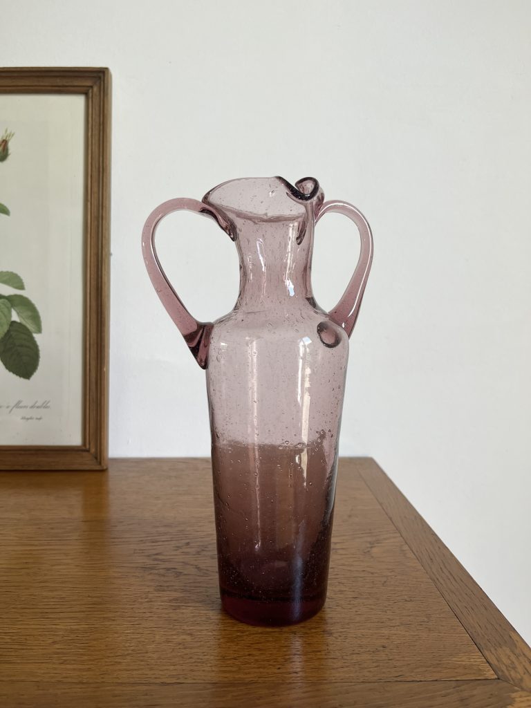 Pichet Ancien en Verre Bullé - La Mauvaise Réputation