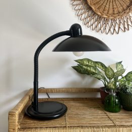 Lampe de bureau soucoupe Aluminor noire